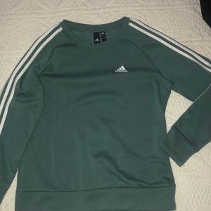 Green Adidas Sweatshirt - Size L